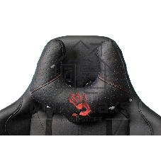 Кресло игровое A4Tech Bloody GC-500, черный, эко.кожа, крестовина пластик