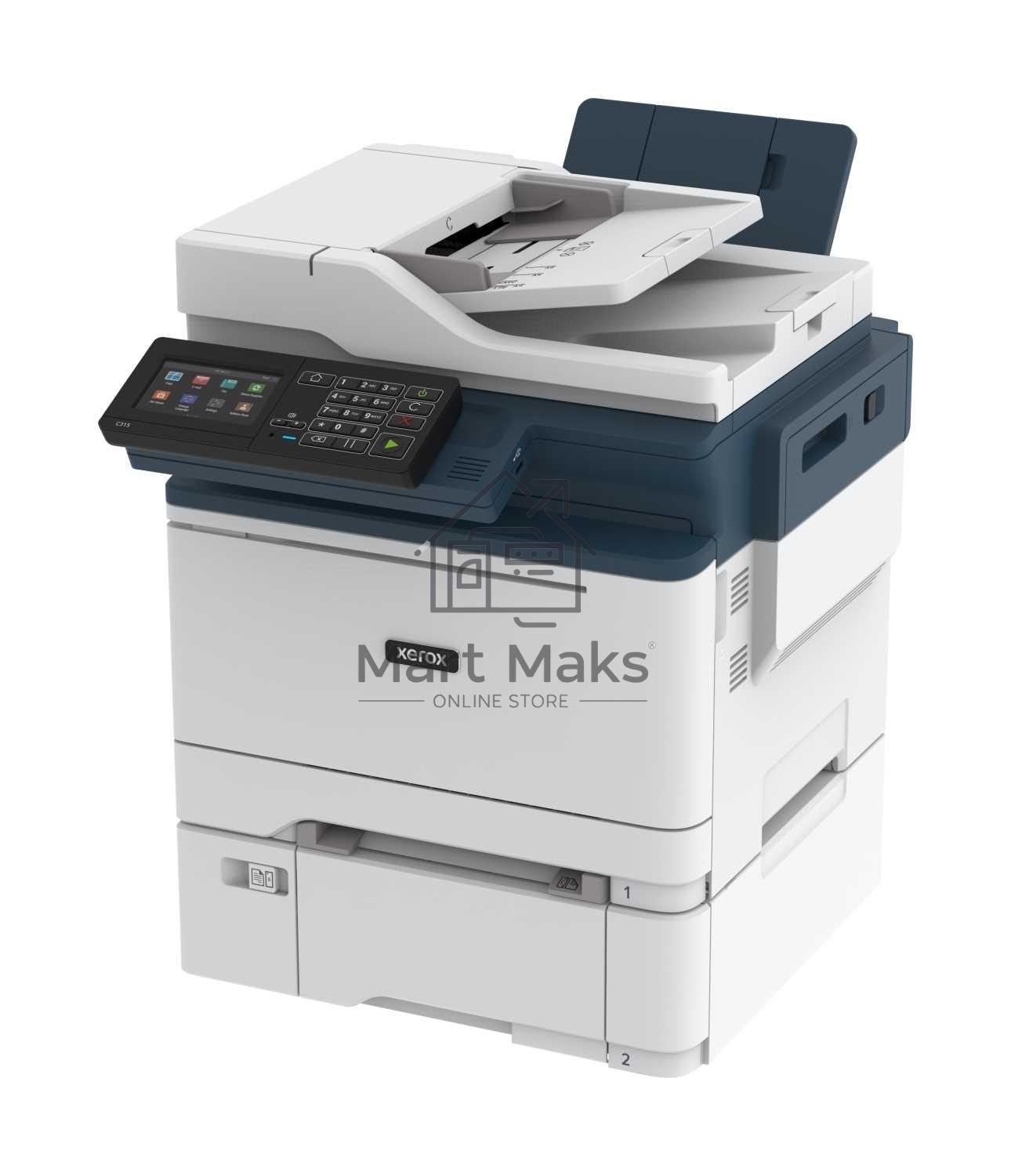 МФУ лазерный Xerox C315 (C315V_DNI), A4, цветной, печ. до 33 стр/мин., скан. до 47 стр/мин. (ч/б) 30 стр/мин. (цвет), 1200 x 1200 dpi (печать) 600x600dpi (скан.), USB, RJ-45, Wi-Fi, Air Print, Mopria