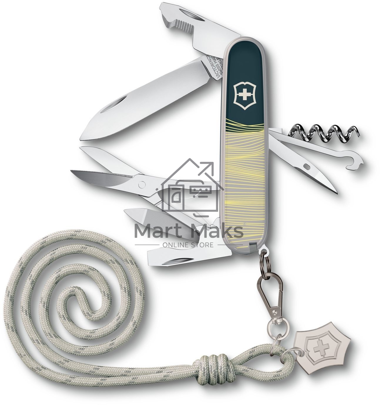 Нож перочинный Victorinox Companion New York Style (1.3909.E223) 91мм 16функц. зеленый с чехлом подар.коробка