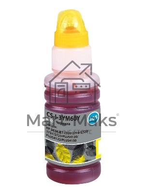 Чернила Cactus CS-I-3YM60Y желтый100мл для HP DeskJet 2710/2120/2721/2722/2723