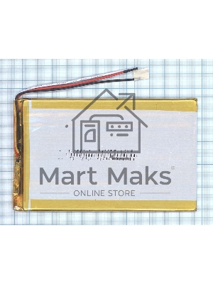 Аккумулятор Li-Pol (батарея) 3*75*123мм 3pin 3.7V/4000mAh