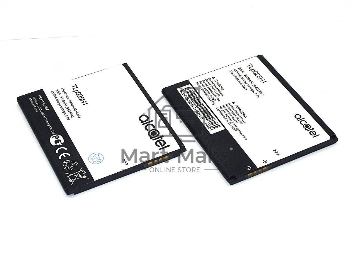 Аккумуляторная батарея TLP025H7 для Alcatel OT-5051D POP 4