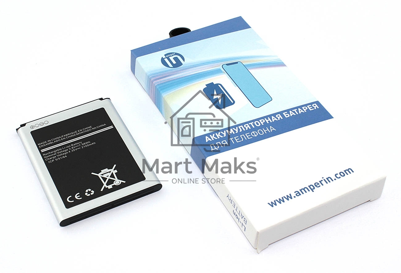 Аккумуляторная батарея Amperin для Samsung Galaxy S3 I9300 (EB-L1G6LLU) 3.8 V 2100mAh