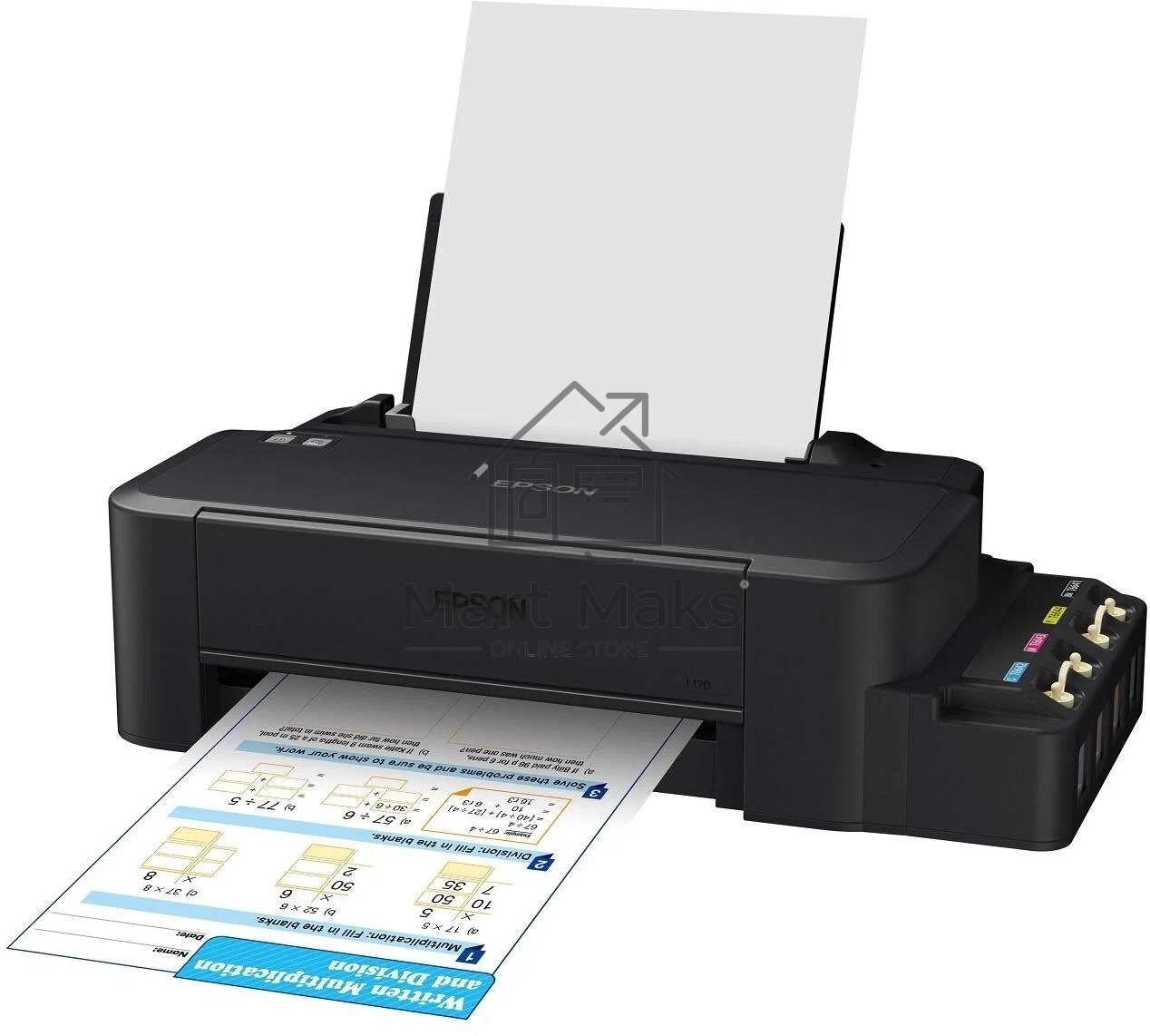 Принтер струйный Epson L121 (C11CD76414), A4, цветной, печ. до 9 стр/мин. (ч/б) до 4.8 стр/мин. (цвет), 720 x 720 dpi, USB