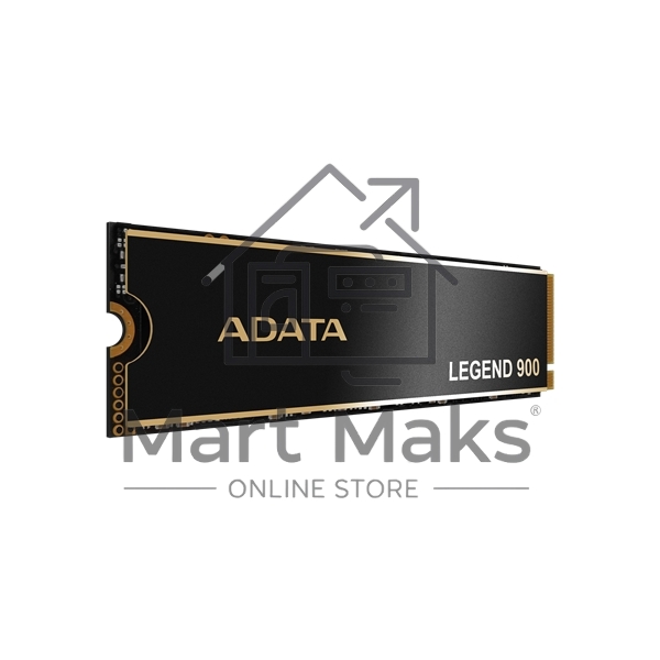 Накопитель SSD ADATA LEGEND 900, 512Gb, PCIe 4.0 x4, M.2 2280, NVMe, R/W 6200/2300, с радиатором