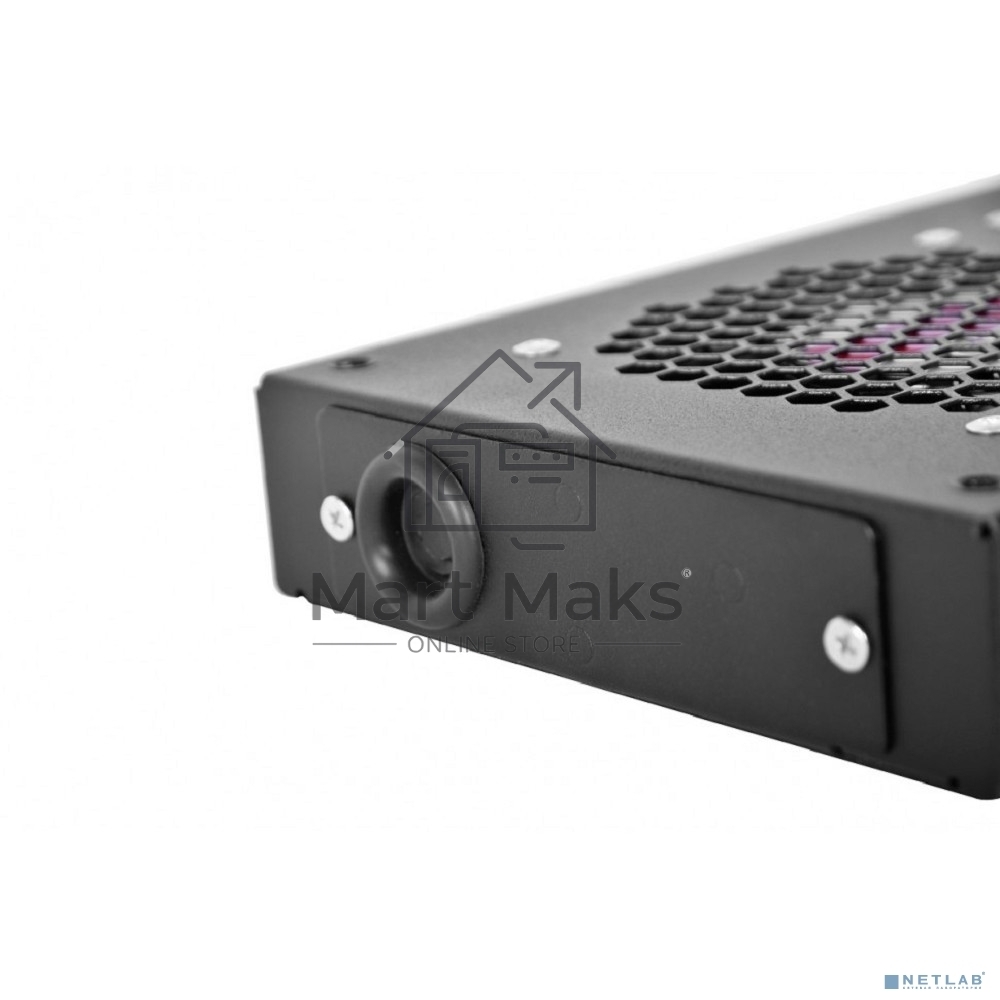 Модуль вентиляторный ЦМО, 3 вентилятора, колодка, черный R-FAN-3J-9005