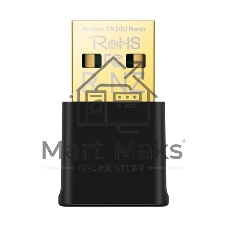 вухдиапазонный беспроводной нано-USB-адаптер Wi-Fi TP-Link Archer TX20U Nano