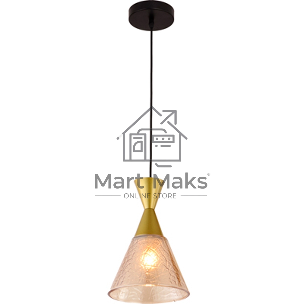 Светильник Ambrella light TR3173 BK/GD черный/золото E27 max 60W D155*1000