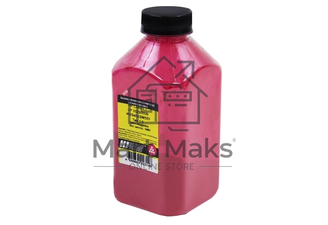 Тонер Hi-Black для HP CLJ CP3525/3530/4025/4525/M551, Тип 1.0, M, 140 г, банка