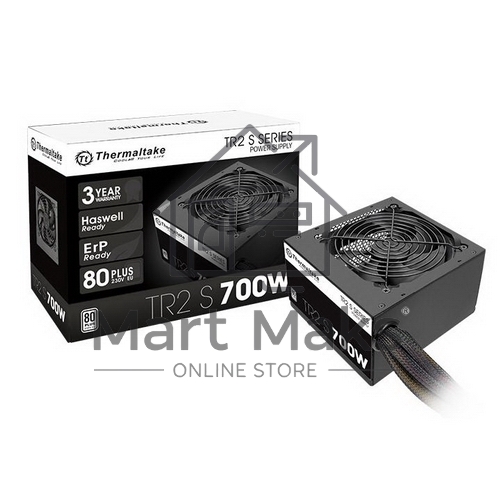 Блок питания Thermaltake TR2 S 700W (PS-TRS-0700NPCWEU-2), 700Вт, 80 PLUS, 120мм, черный