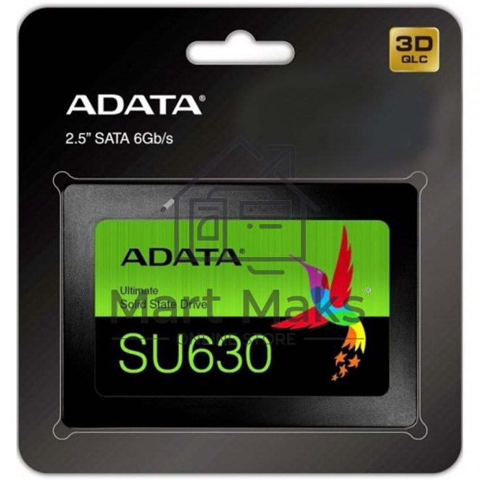 Накопитель SSD ADATA SU630, 240Gb, SATA III, 2.5