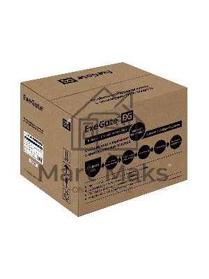 Стабилизатор напряжения ExeGate Expert AS-10000 белый (10000ВА, вход 140...260В, цветной дисплей, выход 220В±8%, КПД 98%, 5 уровней защиты, задержка, усиленный метал. корпус, клем.колодка, RTL)