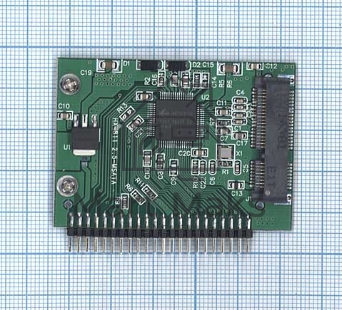 Переходник для жестких дисков mSATA-IDE