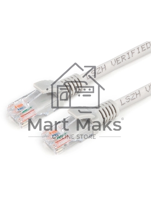 Патч-корд Premier PP31-0.5M-LSZH 1Gbит/с UTP 4 пары cat.5E CCA molded 0.5м серый RJ-45 (m)-RJ-45 (m)