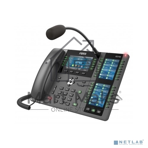 Телефон IP Fanvil X210i IP телефон 20 линий, внешний микрофон, цветной экран 4.3
