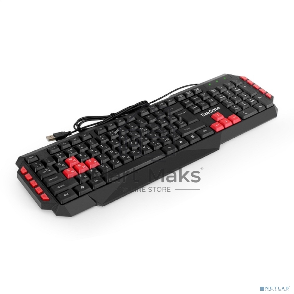Клавиатура ExeGate Multimedia Professional Standard LY-505M проводная, USB, черный