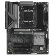 Материнская плата Gigabyte B850M EAGLE WIFI6E, AM5, AMD B850, 4xDDR5, 4xSATA, 2xM.2, 1xPCIe 5.0 x16, 1xPCIe 3.0 x16, 1xHDMI, 2xDP, 1x2.5Gb LAN, Wi-Fi 6E, Bluetooth 5.3, 1xUSB-C 10Gbps, 2xUSB-A 10Gbps, 2xUSB-A 5Gbps, 4xUSB-A 2.0, 1xPS/2, 3x3.5 мм, 7.1, mATX
