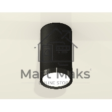 Светильник Ambrella Light XS8162001 SBK/PBK черный песок/черный полированный GX53 (C8162, N8113)