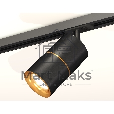 Светильник Ambrella light XT7402031 SBK/PYG черный песок/золото желтое полированное MR16 GU5.3