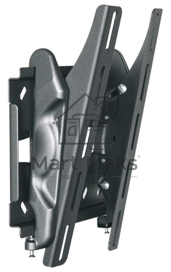 Кронштейн для телевизора Holder LCDS-5010 черный металлик настенный наклон