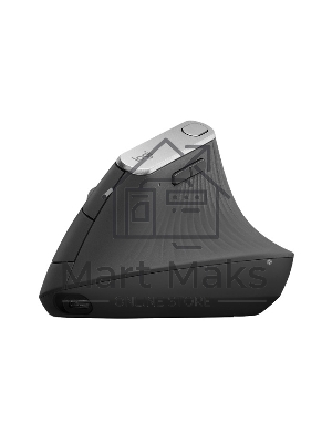 Мышь беспроводная/проводная Logitech MX Vertical графитовый, 4000 dpi, радиоканал, Bluetooth, USB, кнопки - 6