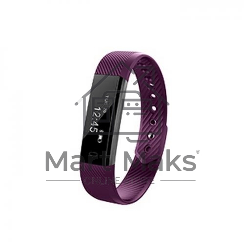 Смарт-браслет Lime 115 Purple Шагомер, Подсчет калорий, Часы, Будильник, Пурпурный ремешок