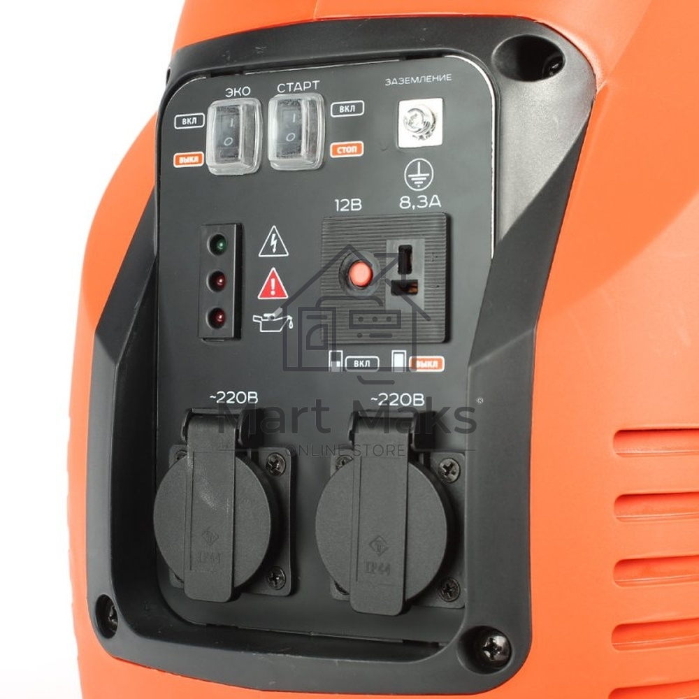 Электрогенератор бензиновый инверторный Patriot 2700i, 2.5 кВт, 60 дБ, 29 кг