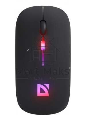 Мышь беспроводная Defender Touch MM-997 черный, 1600 dpi, радиоканал, Bluetooth, USB, кнопки - 4