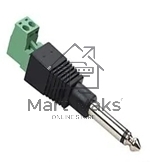 Сборный штекер Jack 6,3 мм 1 канал