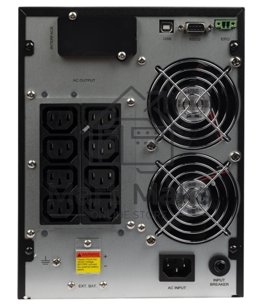 Источник бесперебойного питания Smartwatt XPERT 3kVA 2700Вт 3000ВА черный