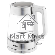 Чайник электрический Haier HK-500 1.7л. 2200Вт серый/белый корпус: стекло/пластик (TD0029955RU)
