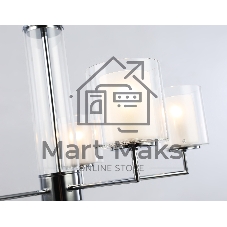 Люстра Ambrella light LH56001/5 СH/FR хром/белый матовый E14*5 max 40W D640*1260