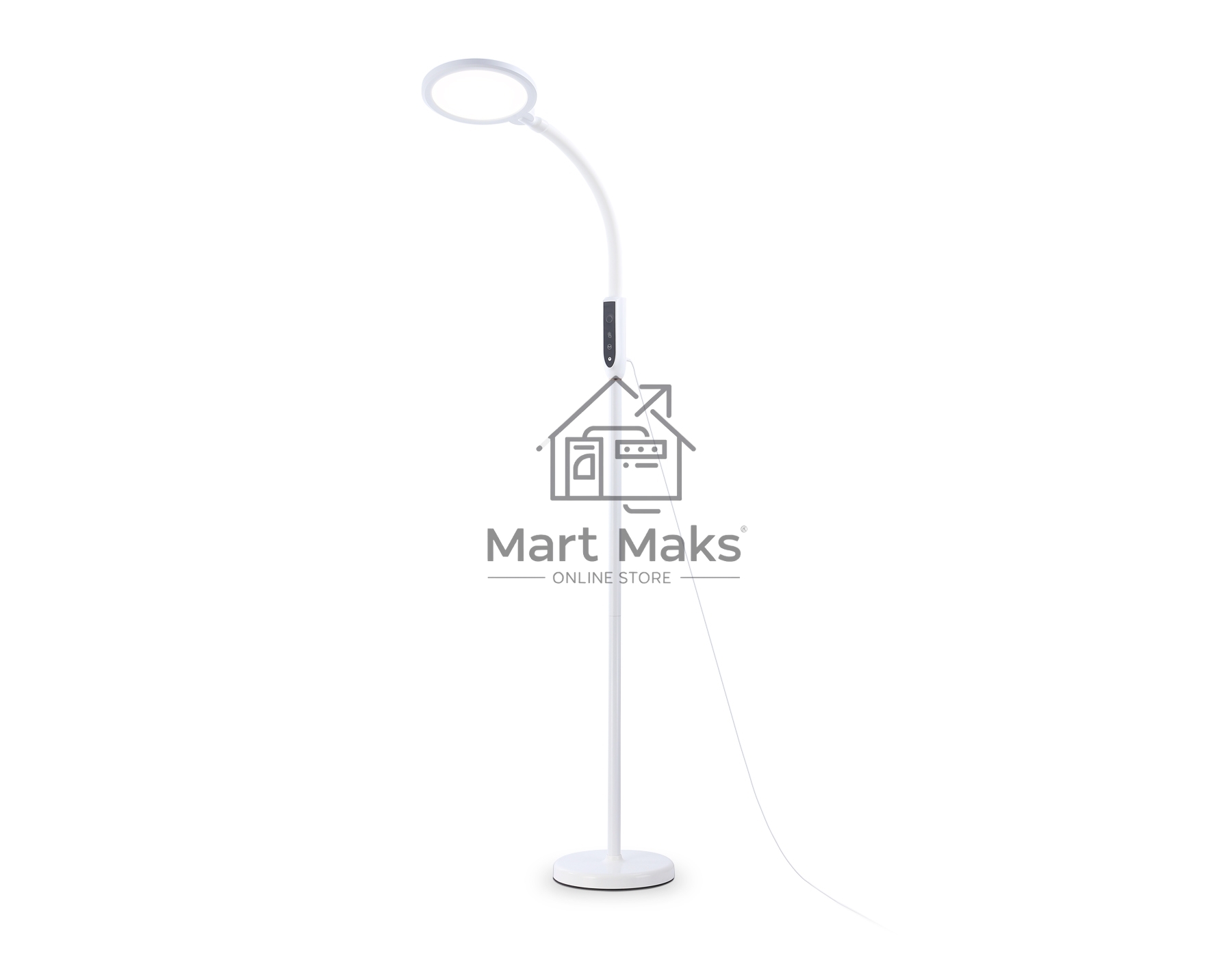 Светильник Ambrella light TR97701 WH белый LED 18W 3000K-6400K 170*230*1650 (ПДУ ИК)