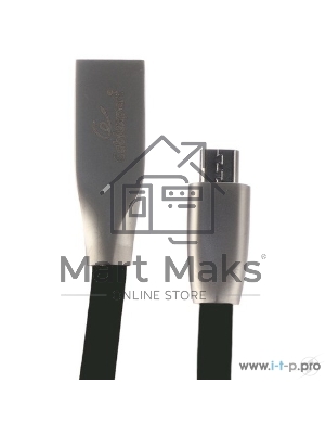 Кабель USB2.0 Cablexpert CC-G-mUSB01Bk-1M, AM/microB, серия Gold, длина 1м, черный, блистер