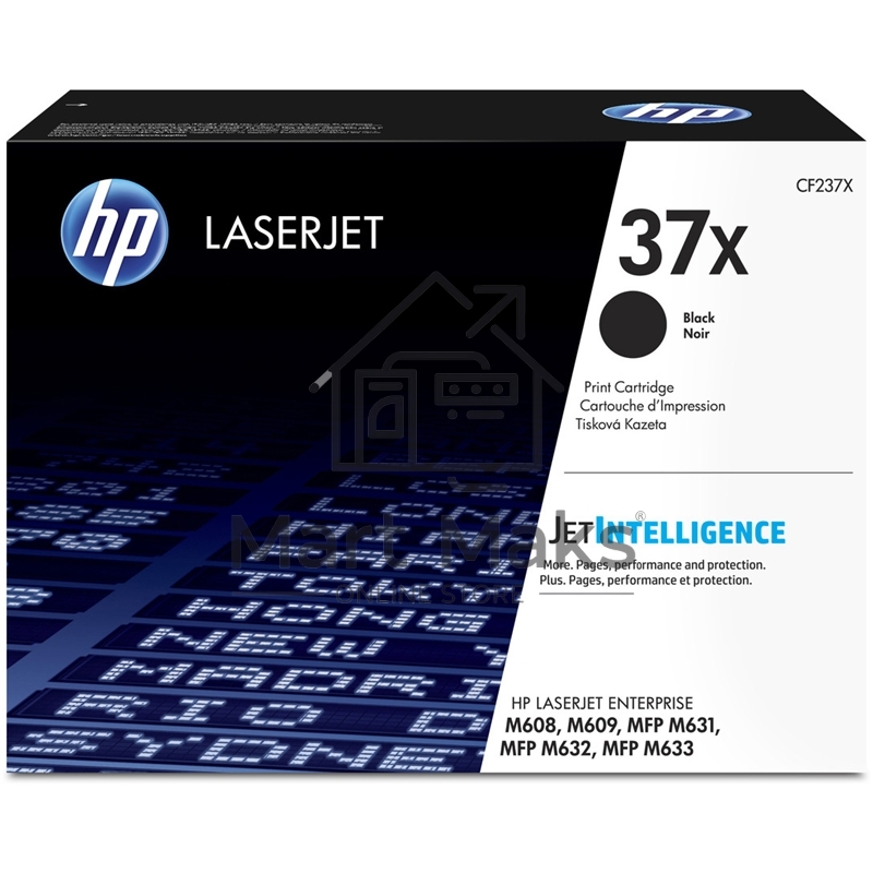 Картридж лазерный HP 37X High Yield Black для HP LaserJet (CF237X) 25000 стр