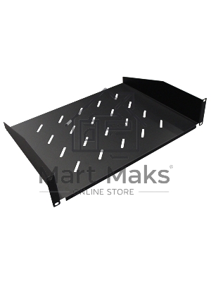 Полка фронтальная, глубина 300 мм, 2U, нагрузка - 60 кг