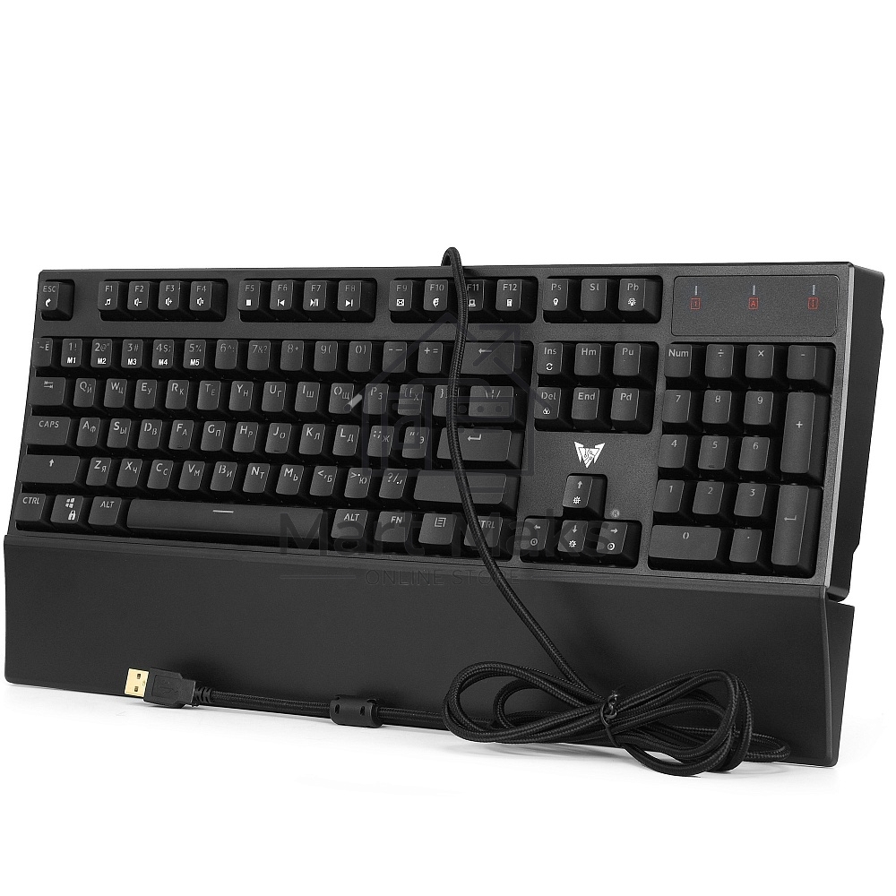 Клавиатура CROWN CMGK-902 проводная, USB, черный