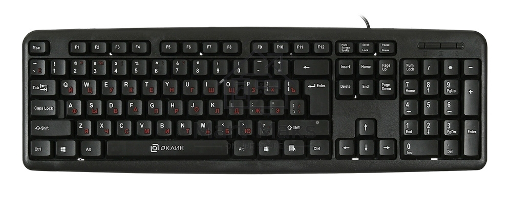 Клавиатура Oklick 90MV2 проводная, USB, черный