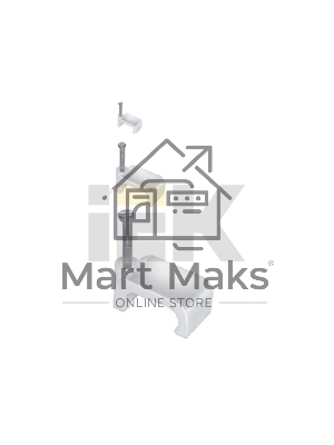 Скоба креп. прям. 10мм с гвозд. (уп.100шт) ИЭК USK21-10-100