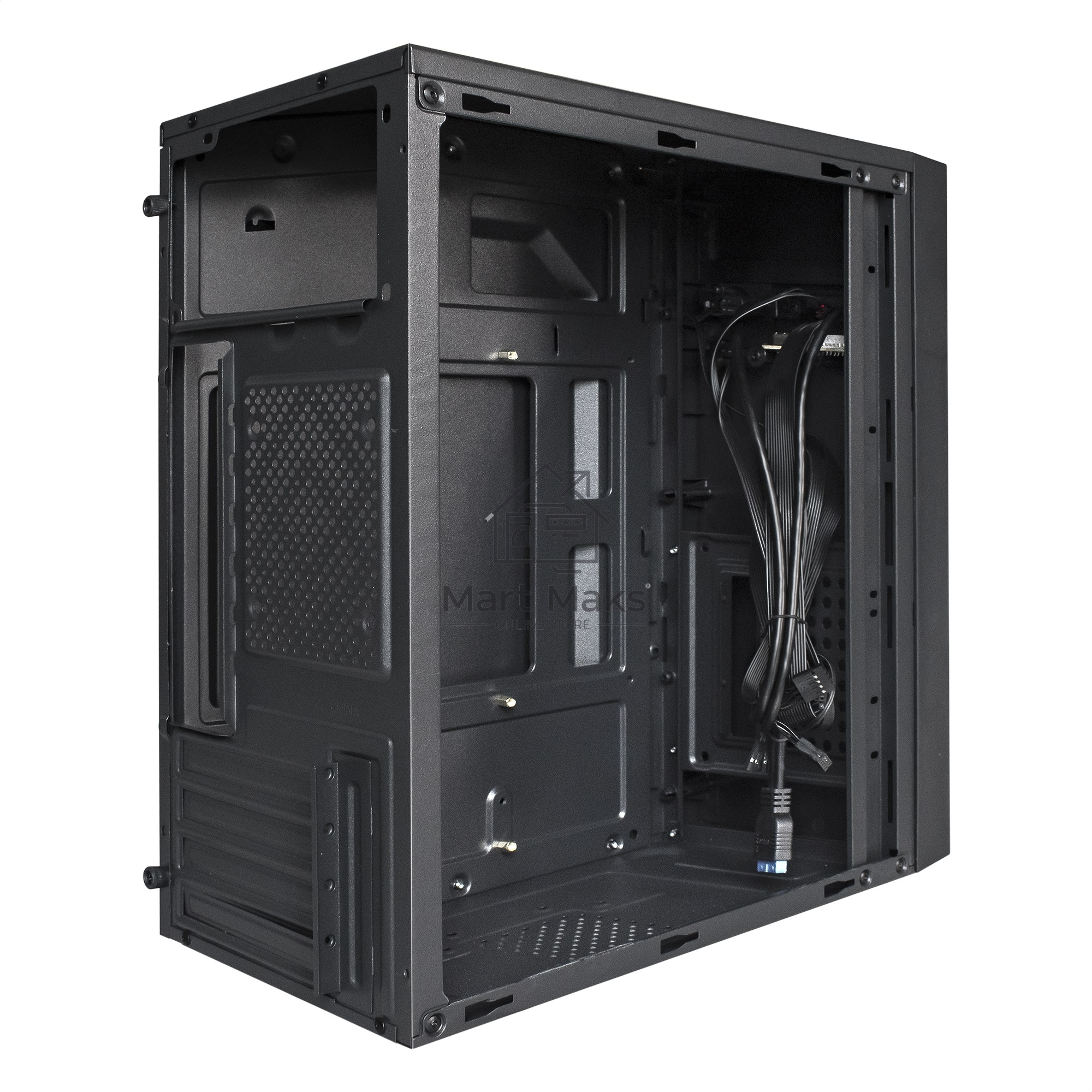 Компьютерный корпус Minitower ExeGate BAA-109U2-AAA400 (mATX, AAA400 8см, 2*USB+2*USB3.0, аудио, черный)