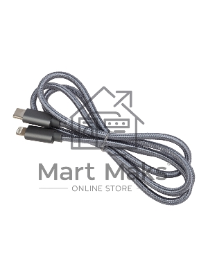 Кабель Type-C - Lightning PD/1m/nylon/gray Rexant