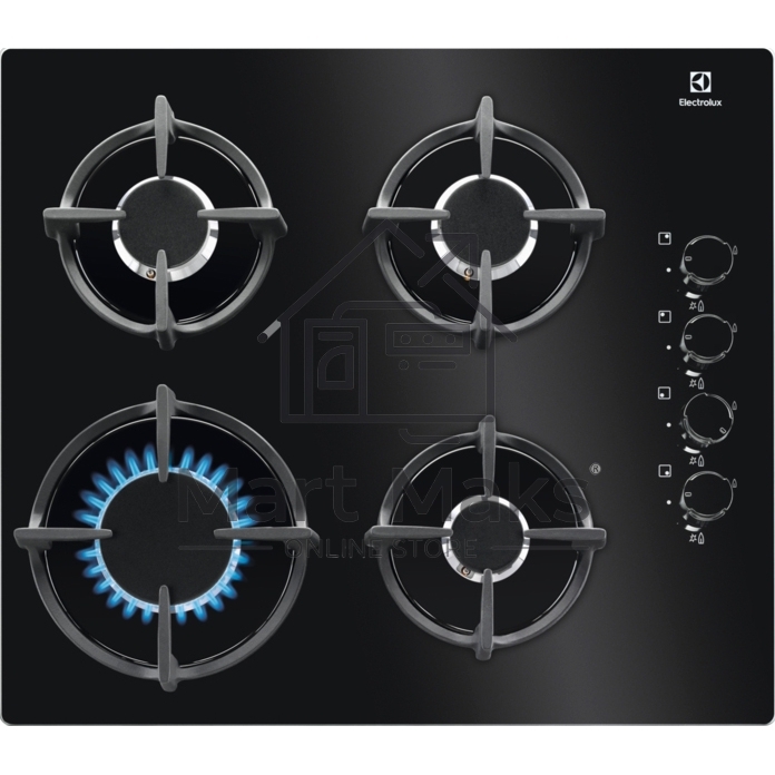 Встраиваемая газовая панель Electrolux EGG6407K