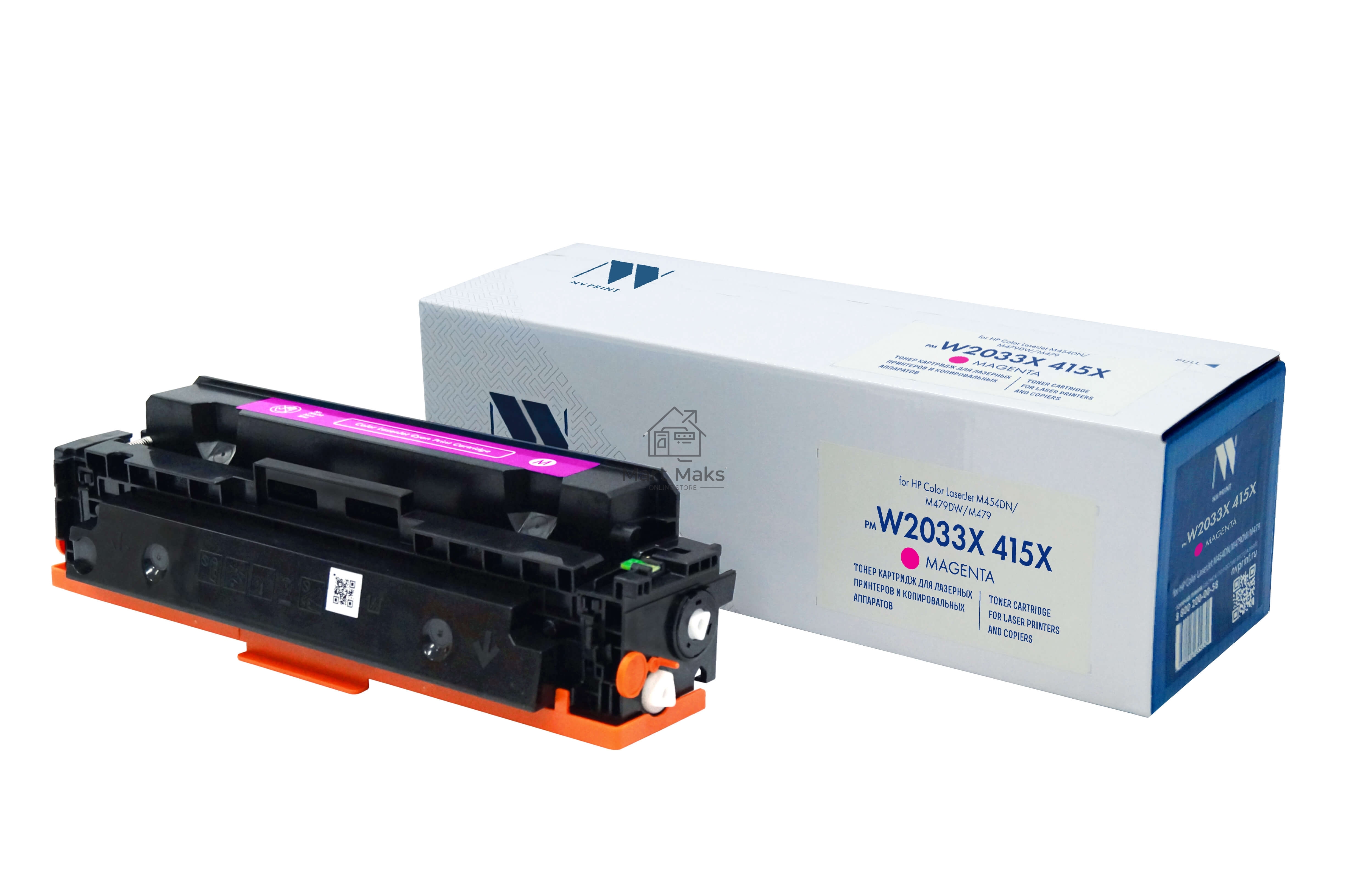 Картридж лазерный NVP совместимый NV-W2033X 415X Magenta для HP Color LaserJet M454DN/M479DW/M479 (6000k)