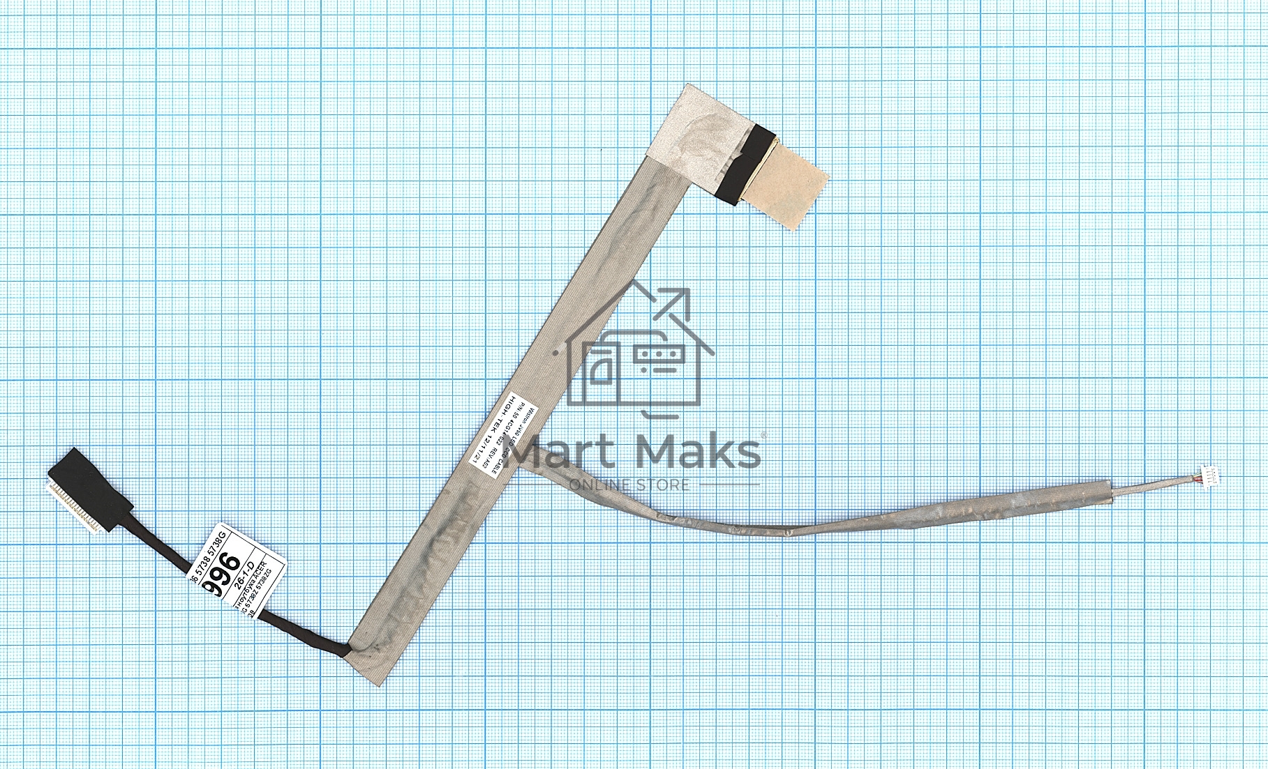 Шлейф матрицы для ноутбука Acer Aspire 5536 5738 5738G 5738Z 5738ZG 7515738