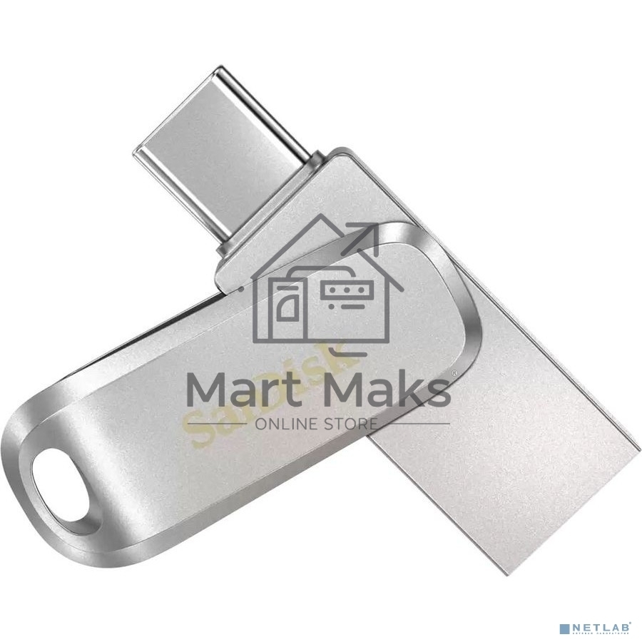 Флешка USB R/W 64GB SanDisk Ultra Dual Drive Luxe, USB 3.1 - USB Type-C