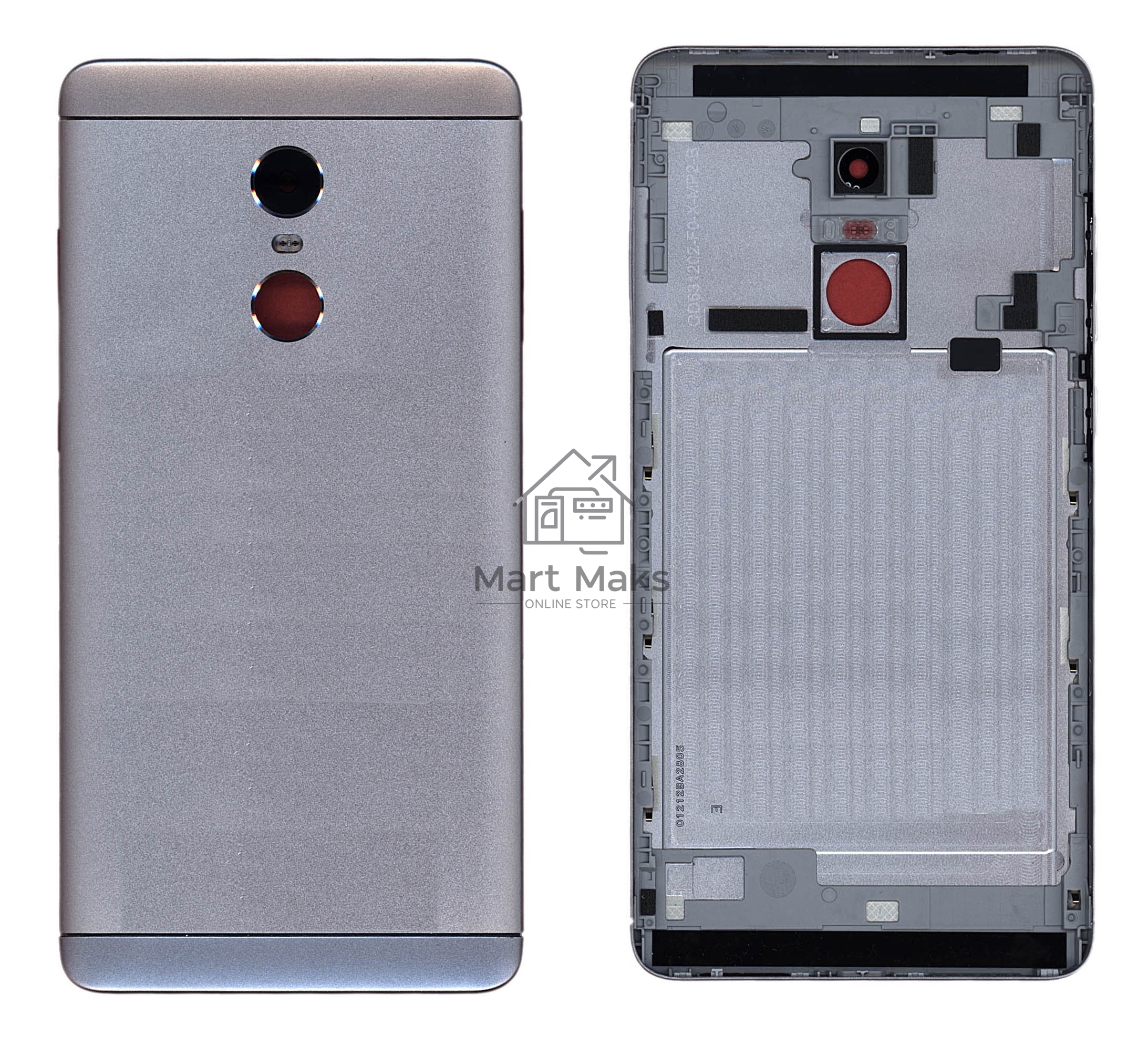 Задняя крышка для Xiaomi Redmi Note 4X серебро