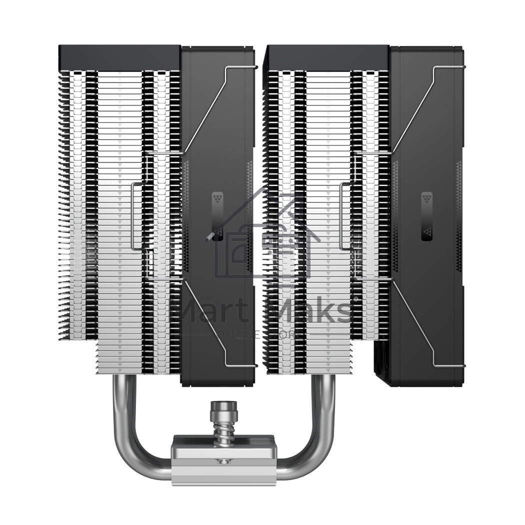 Кулер для процессора PCCooler RZ620 BK (260W, 4-pin PWM, 157.5mm, Al/Cu, 6x6mm, 1x120mm, 86.73CFM, 32dBA, 2200RPM, S: 1851/1700/1200/115X, AM5/AM4, black)