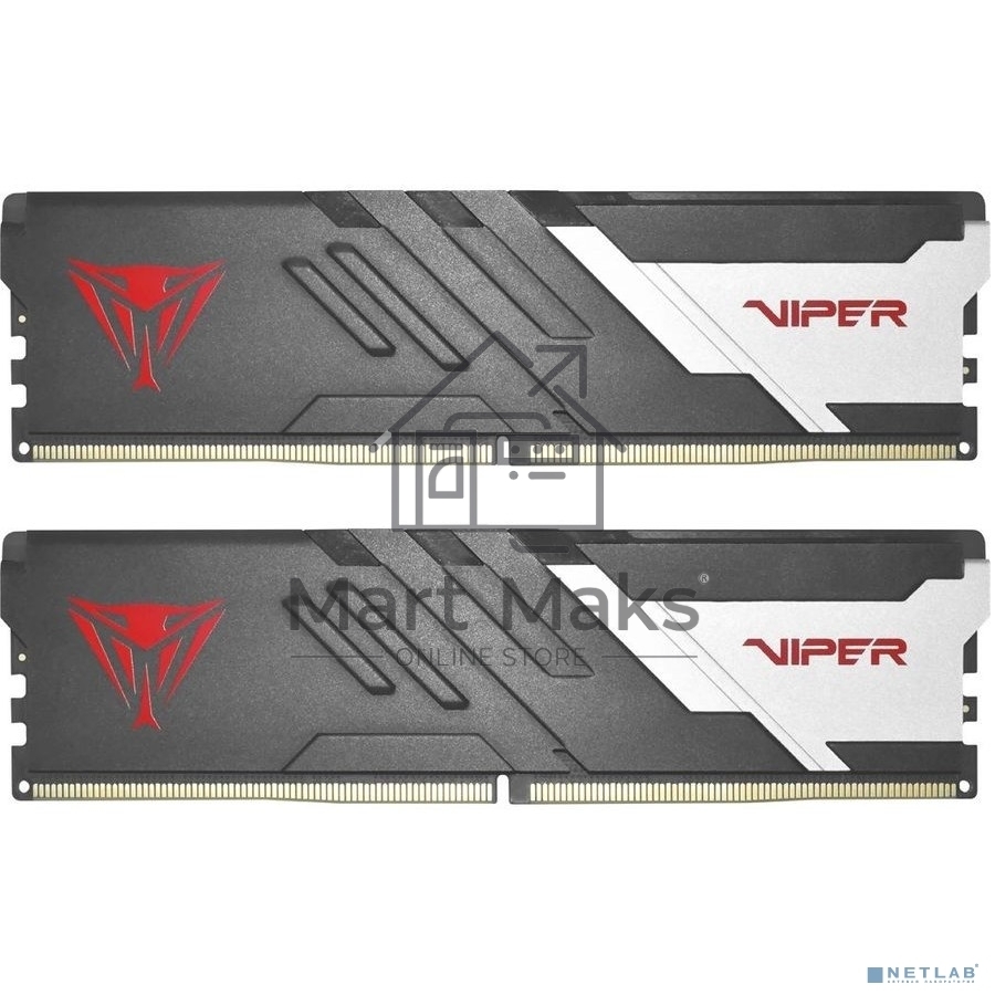Оперативная память Patriot Viper Venom, DDR5, 16GB (2x8GB), 5600MHz, CL40, DIMM, с радиатором, черный