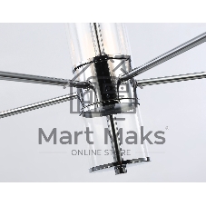 Люстра Ambrella light LH56001/5 СH/FR хром/белый матовый E14*5 max 40W D640*1260