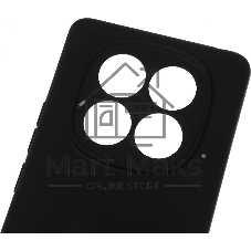 Чехол (клип-кейс) BoraSCO для Xiaomi Redmi Note 14 Pro 4G Silicone Case черный (74848)